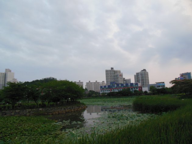 雲泉貯水池の風景